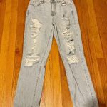 PacSun  Ripped Distressed Mom Jeans Blue Size 28 Photo 1