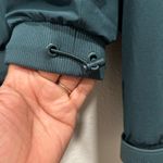 Alo Yoga ALO Pullover Half Zip CROPPED ELEVATION COVERUP Midnight Green Photo 8