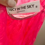 Lucy in the Sky Pink Lace Dress Photo 2