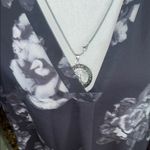 Violet+Claire Black and White Relaxed Blouse Photo 2