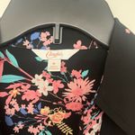 Candie's Floral Black Blouse Photo 3