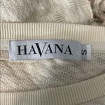 HAVANA Cream Textured Distressed Long Sleeve Top Photo 3