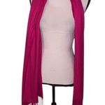 Cashmere Pink Scarf Long Warm Scarf  Winter Fringe Photo 0