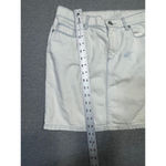 Loft Women's Denim Skirt, Size 10 White Photo 5