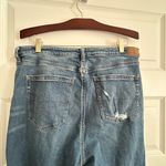 American Eagle  Mom Ripped Straight Jeans Blue Size 16 Photo 10