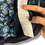 Jason Wu  1X Floral Print Navy‎ Blue Long Sleeve Crewneck Pullover Top Photo 4