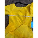 Carolina Herrera  Draped Silk Maxi Dress in yellow **see pics for details** Photo 11