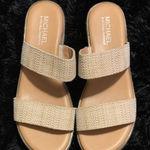 Michael Kors Women's Cream Slide Sandals Photo 0