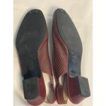 Trotters Lucy Womens Burgundy Narrow Slingback Flats Shoes 8N Bin2 Red Size 8 Photo 7