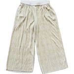 Anthropologie Gilded Culottes Elevenses Women's Pants Palazzo Wide Leg M Gold Photo 4