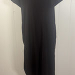 Universal Standard XS Iconic Geneva Dress Crew Neck Solid Black Photo 0