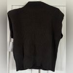 NWT Sofie the label Celine Olive Ribbed Knit Sweater Vest size medium brown Photo 3