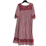 Vintage Mumu striped dress with embroidered flip flops beach balls swimsuits Size 2X Photo 2