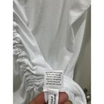 Bobi NWT  Los Angeles Essentials Ruched Front Top - White Sz XS Photo 3