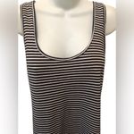Everlane Striped Navy White Racerback Nidi Tank Dress Sz L 100% Cotton Nautical Photo 3