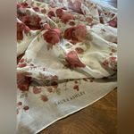 Laura Ashley  Floral Square Polyester Scarf Cottagecore Vintage Made In Italy Photo 10