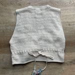 Free People Society Mano Crochet Granny Square Vest S Festival Boho Rainbow Retro Fairycore Photo 3