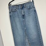 Levi's NWT Levi’s Premium Womens Denim Midi Skirt Sz 27 Light Wash Slit Front Photo 7