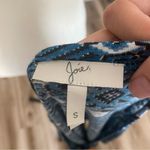 Joie  geometric shape blue Sleeveless V-neck top Photo 3