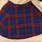 Forever 21 Worn on Riverdale Plaid flared skater mini skirt Size XS Photo 4