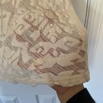 Madewell Ivory Lace Shapes Tee Blouse Photo 7