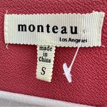 Monteau  Dusty Rose Midi Dress with Button Detail Photo 7