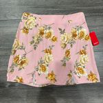 Forever 21 Pink Floral Mini Skirt Size Small Brand New Photo 0