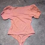 Free People Intimately Women's Ava Puff-Sleeve Bodysuit in Terracotta Size XS Photo 4