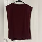 Banana Republic NWT  Burgundy Crewneck Tank Blouse size medium Photo 1