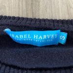Boutique Isabel Harvey S Nantucket Navy Blue Cashmere Sweater Photo 2