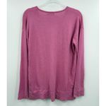Ralph Lauren Polo  Pink V Neck Long Sleeve Sweater Womens Large Cotton Blend Photo 5