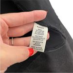 Max Studio Faux Fur Shearling Black Long Vest Duster Jacket Sleeveless Medium Photo 12