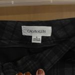 Calvin Klein  Men's Dark Plaid Dress Pants Photo 1