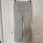 Judy Blue  White And Blue Stripe Super Flare Jeans Size 15/32 Photo 2