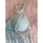 Pure‎ Beauty Lace Trim Babydoll Nightgown Women's Size 3X Aqua Blue Photo 9