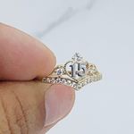 10k Gold Ring Sweet 15 Crown Photo 0