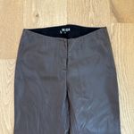 I am gia I.AM.GIA Flare Pants Faux Leather Size S Dark Brown Photo 1