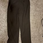 Croft & Barrow  Dress Pants 16W Chocolate Brown Elastic Waist Business Work Photo 2