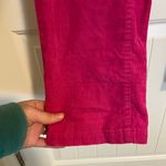 J.Crew EUC  women’s‎ Matchstick hot pink soft corduroy pants size 26R Photo 3