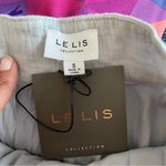 Le lis | Light Gray Crepe High Rise Trouser Shorts Sz S Photo 3