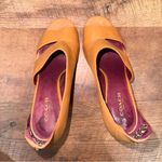 Coach  New York Tan Leather Women's Peep Toe Heels Photo 8