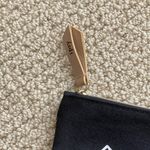 Ipsy Cosmetic Case Eyelash Eyes Black Tan Bag 5” x 7.5” Like New Photo 3