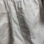 Levi's  Utility Jumpsuit Coveralls Women Large Cream Long Sleeve Button Drawstring Photo 6