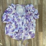 For Love & Lemons ruffle front zinnia blouse size XS Photo 1