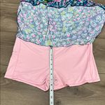 Lilly Pulitzer Luxletic Aila Skort Hydra Blue Dandy Lions Pink Skirt Size Large Photo 8