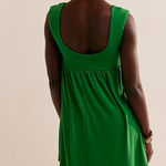 Free People  Beach Mazarine Mini Dress Green S Photo 1