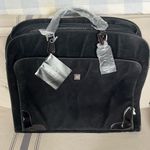 Diane Von Furstenberg  Garment Bag luggage in Black pink NWT large suede canvas Photo 6