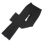 Theory NWT  Vent Demitria in Black Navy Double Knit Slit Flare Trouser Pants 4 Photo 2