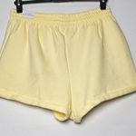 PINK - Victoria's Secret VS PINK Ivy Fleece Rolled Hem Shorts / Mellow Yellow / Size S - 27023028 Photo 3