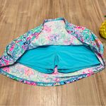 Lilly Pulitzer Luxletic Floral Women's Skort Blue and Pink Photo 2